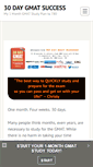 Mobile Screenshot of 30daygmatsuccess.com